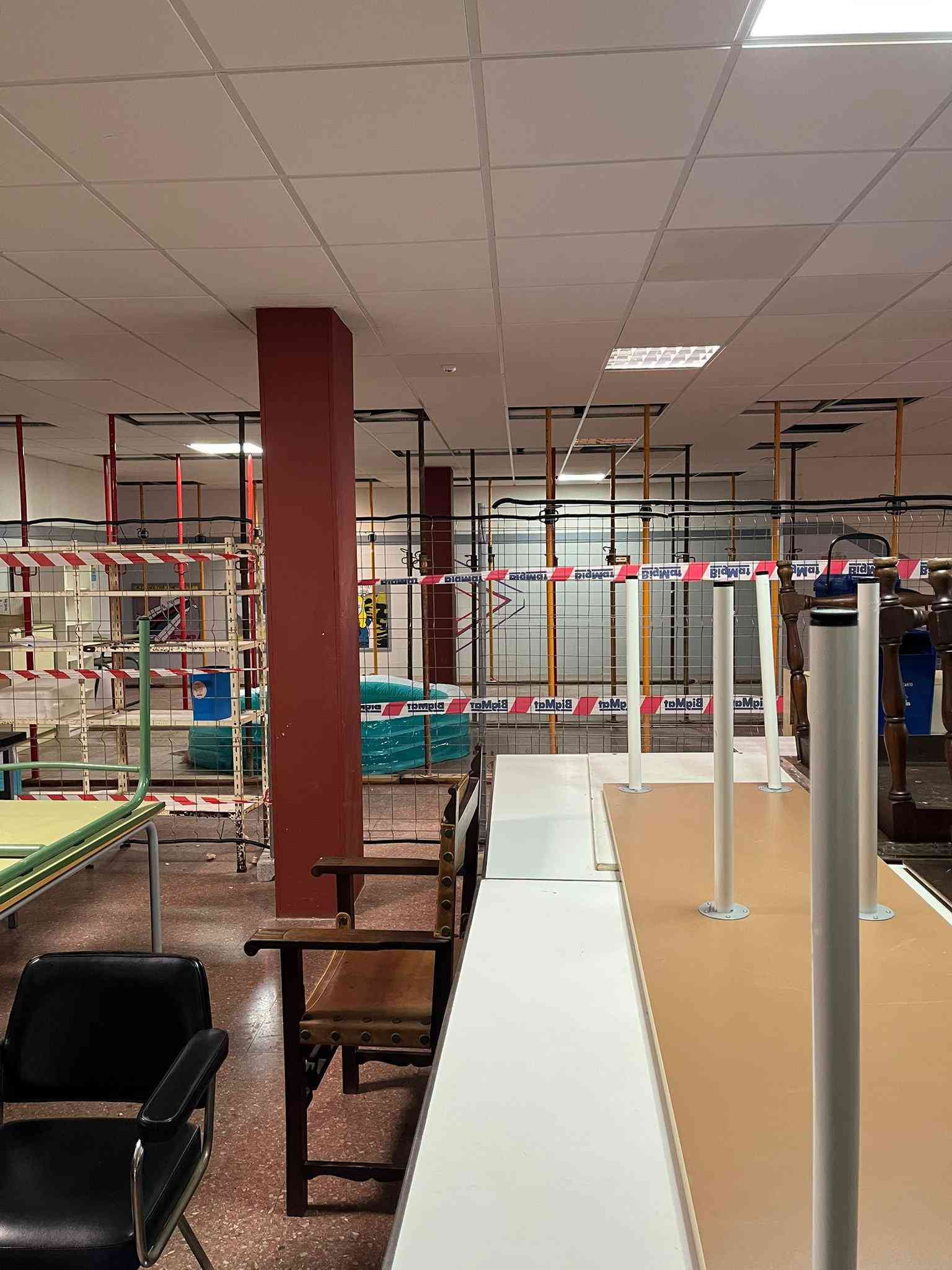 Protesta de profesores y alumnos en el IES Felanitx por las obras en pleno curso