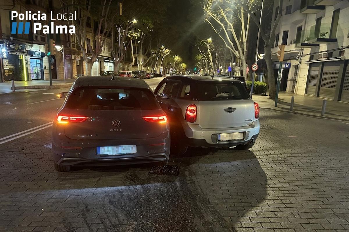 Un conductor ebrio provoca un accidente con heridos al saltarse un semáforo en Palma