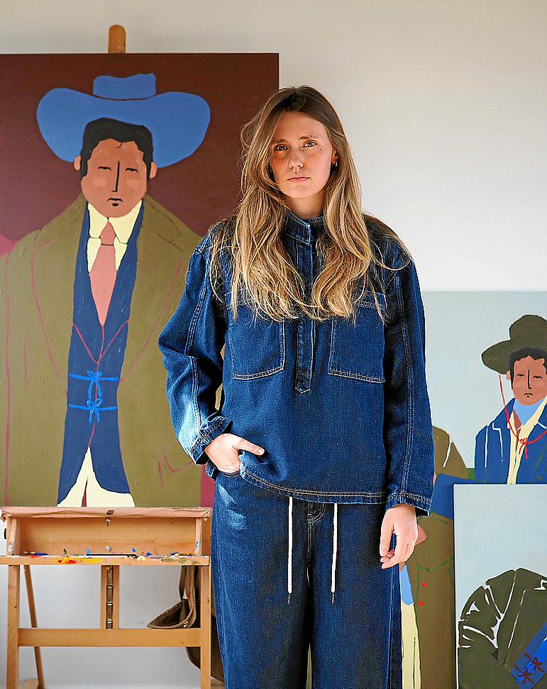 La Galería Alzueta de Madrid exhibe el trazo ‘gestual’ de Justine Franco