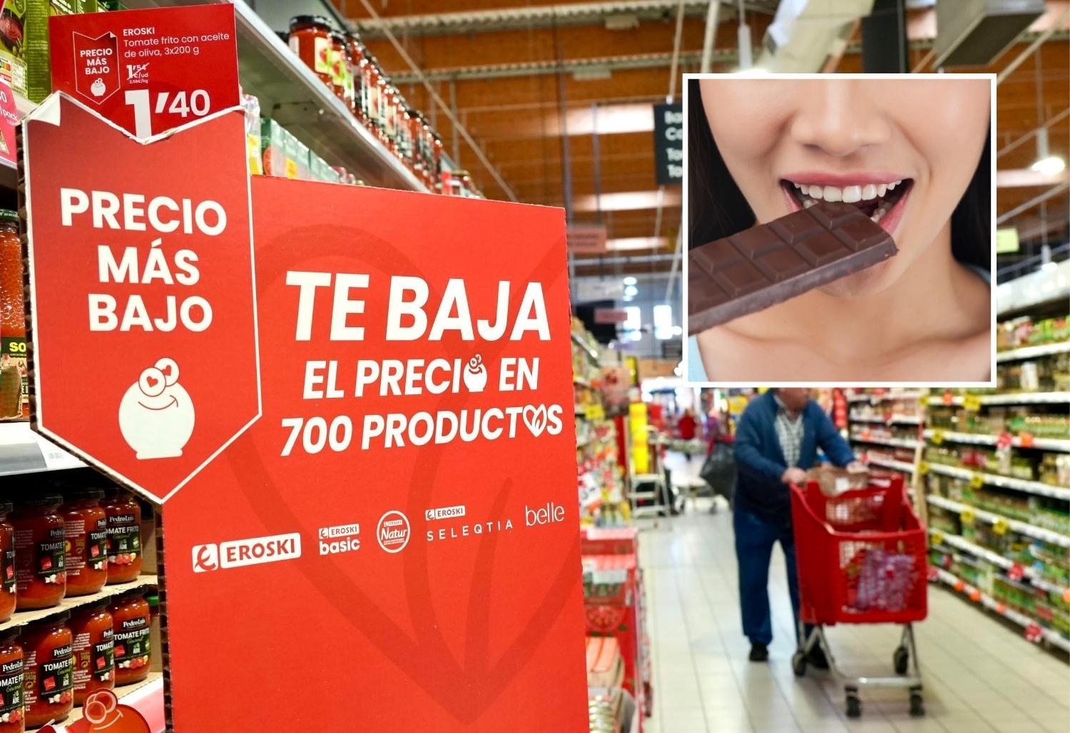 Eroski conquista a los amantes del chocolate con su tableta con un 74% de cacao que cuesta menos de 2 euros