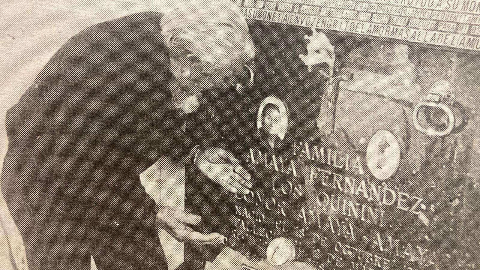 'El tío Quinini': el alcalde de Son Banya que vivió durante años junto a la tumba de su esposa en el cementerio