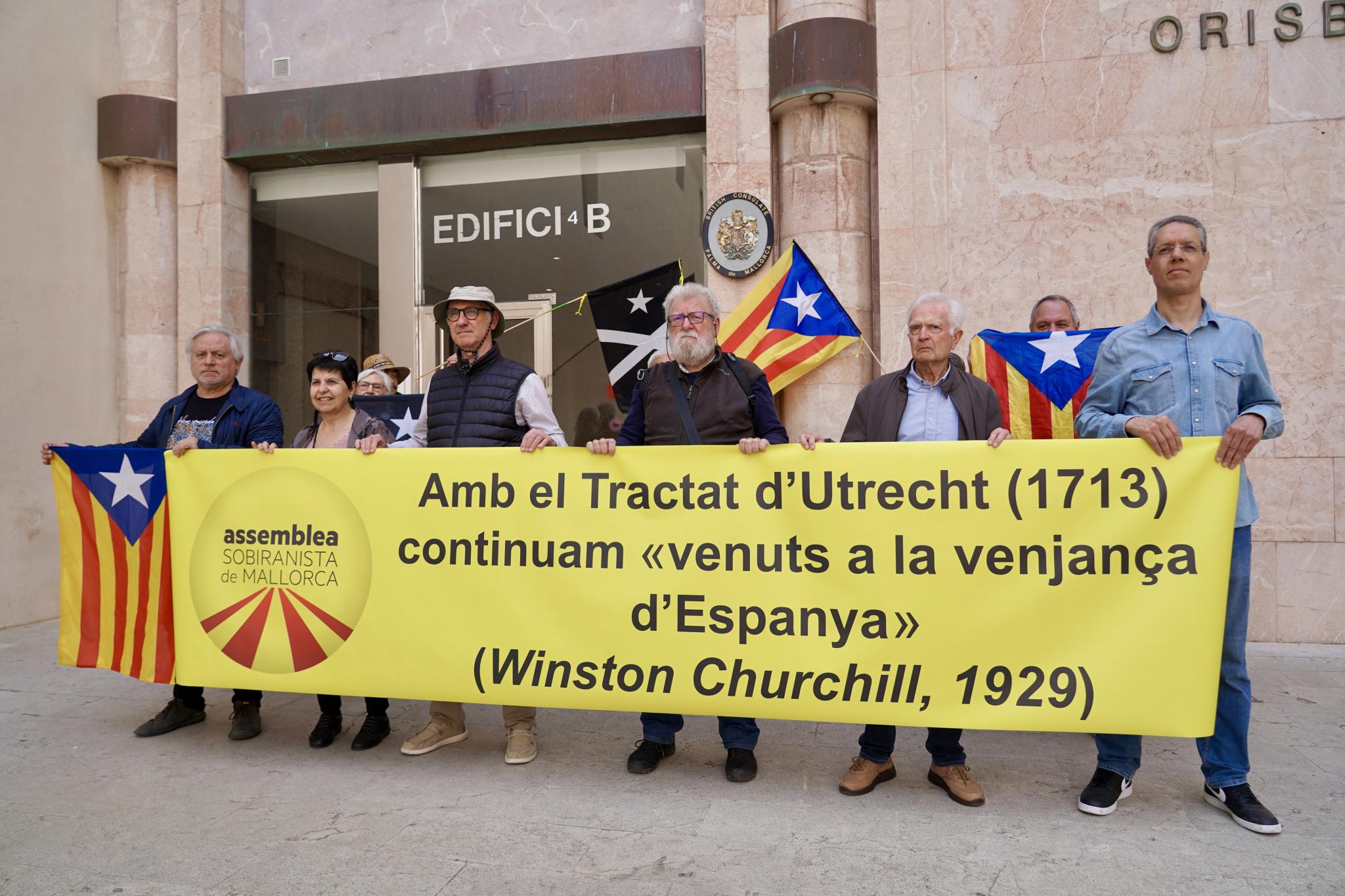 Los soberanistas buscan internacionalizar su causa en el aniversario del Tratado de Utrecht