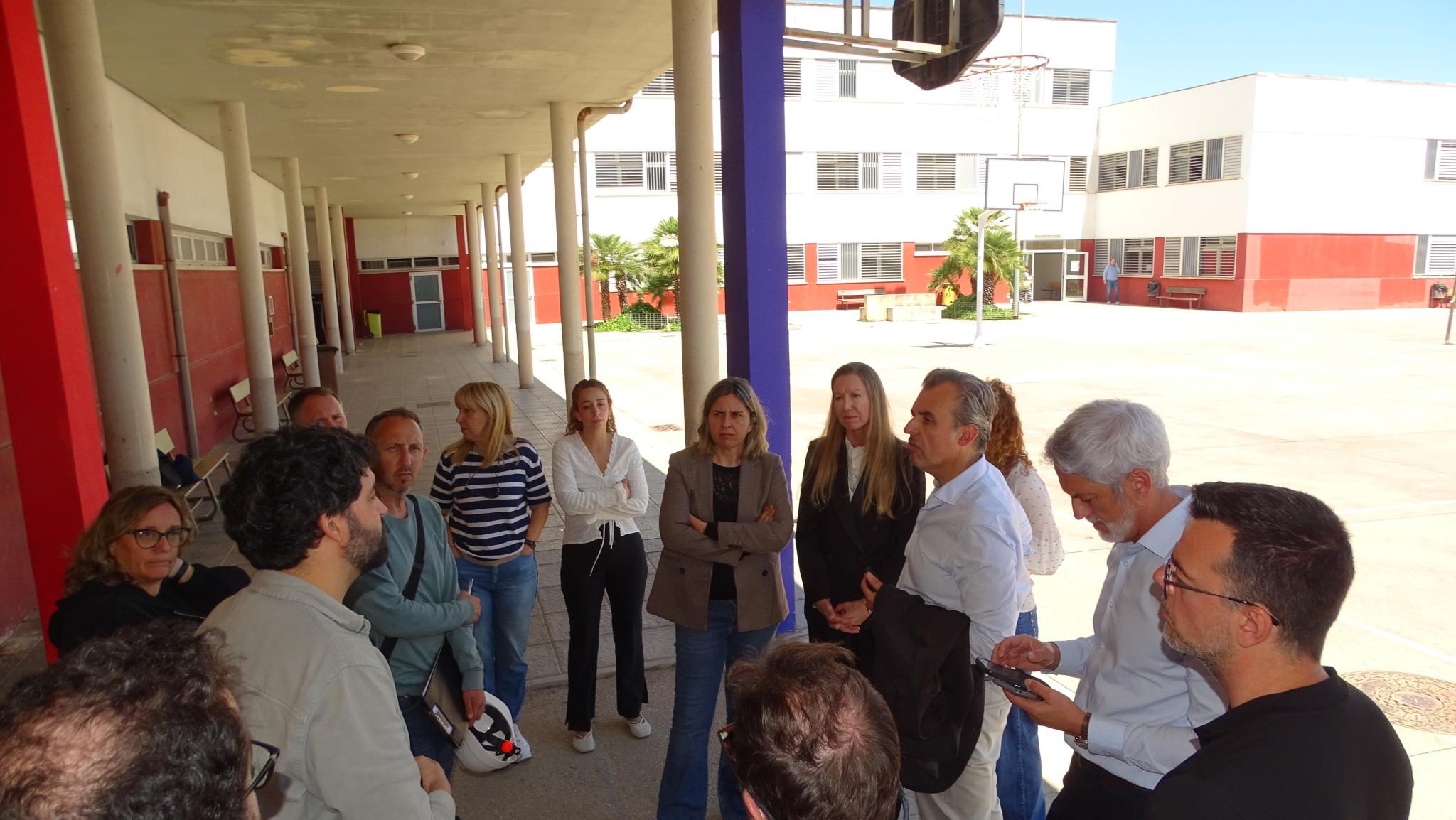 Seguimiento masivo de la huelga de alumnos del IES Felanitx por las obras del centro