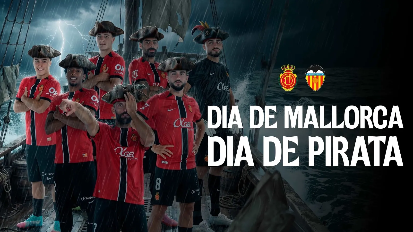 El Mallorca celebrará ante el Valencia el día del Pirata