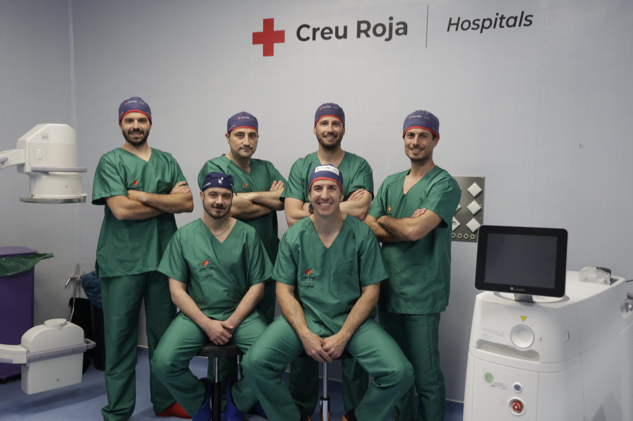 El equipo pionero de urólogos de Cruz Roja, a la vanguardia de la medicina