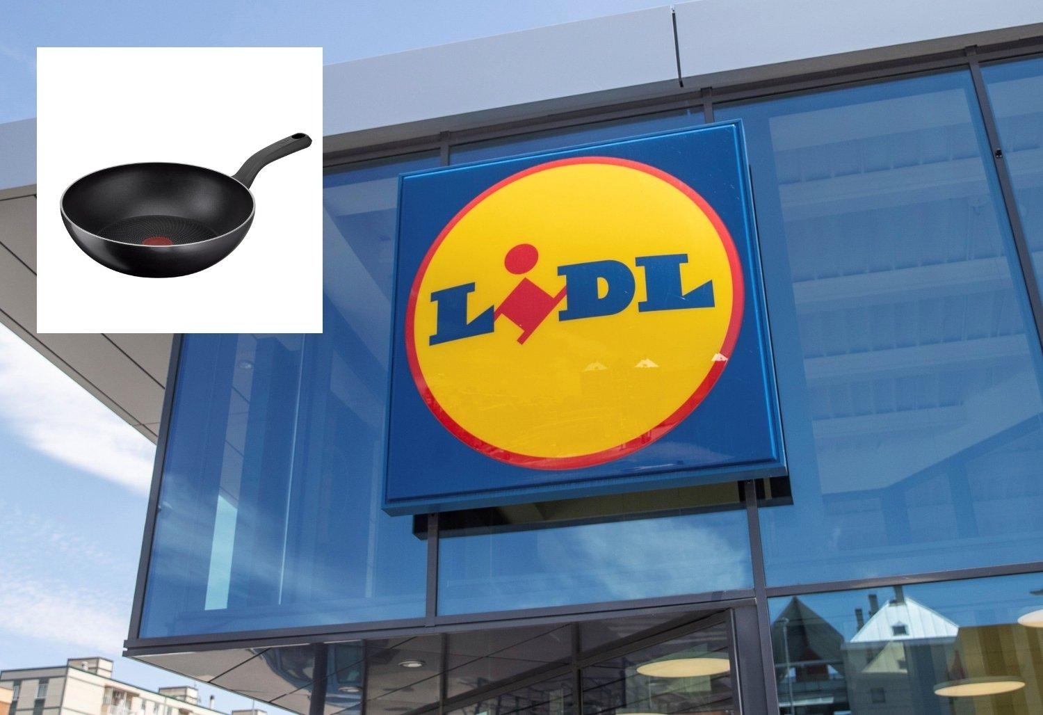 Colas kilométricas en Lidl, a partir del lunes, por su sartén wok de Tefal a la mitad del precio recomendado: puede ser tuya por menos de 25 euros
