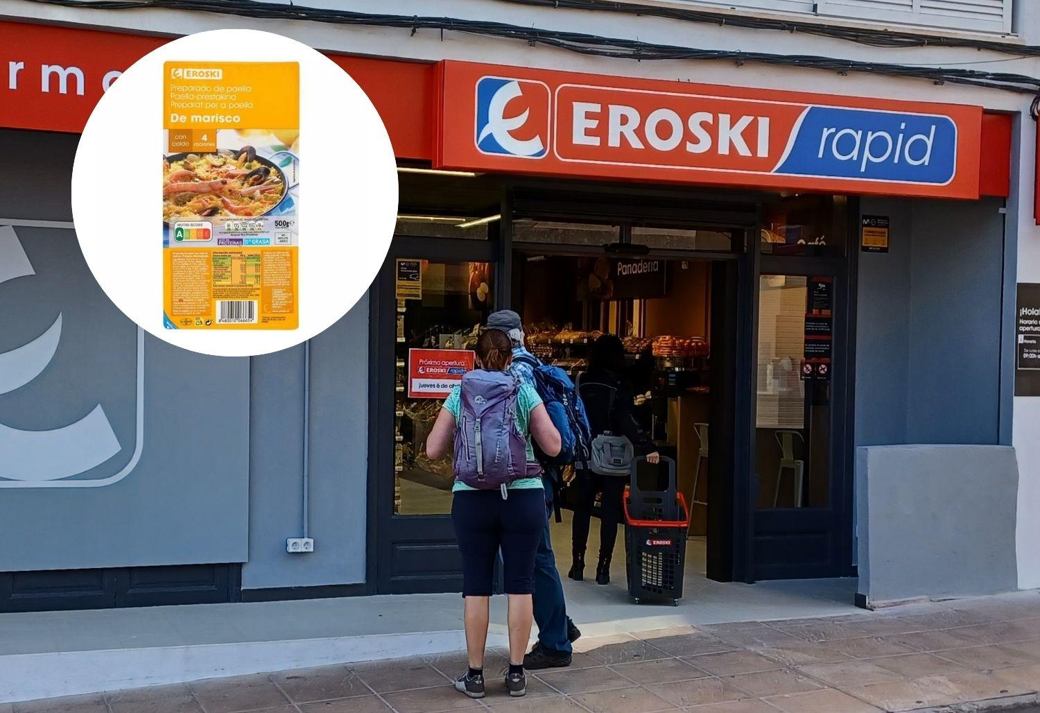 Eroski tiene la solución para cuando no tienes tiempo de cocinar: su preparado de paella con 4 raciones por poco más de 5 euros