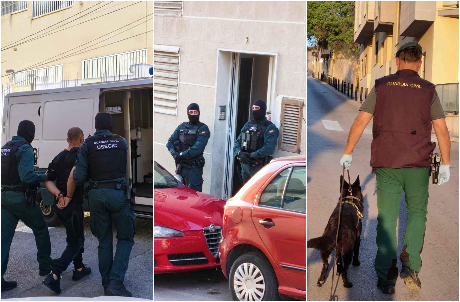 La USECIC irrumpe en un 'narcopiso' okupado de Inca para desmantelar un punto de venta de drogas muy activo