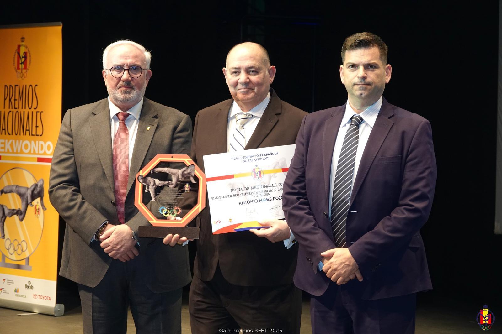 Antonio Navas Pozo y el Kukkiwon, Premios Nacionales de Taekwondo 2025