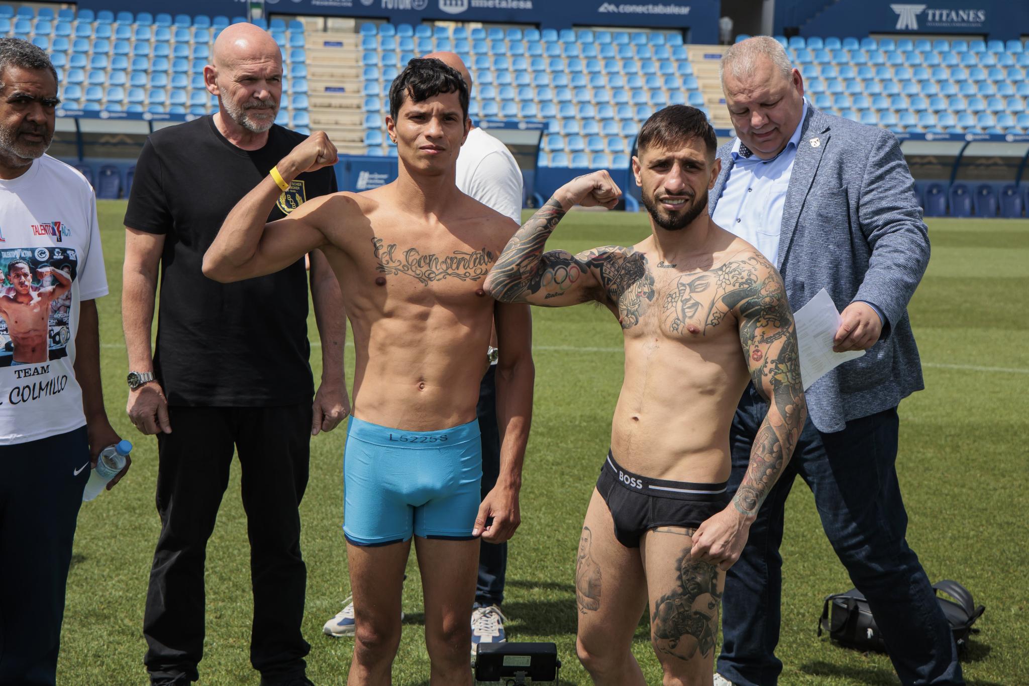 Boxeo de lujo en el Pueblo Español