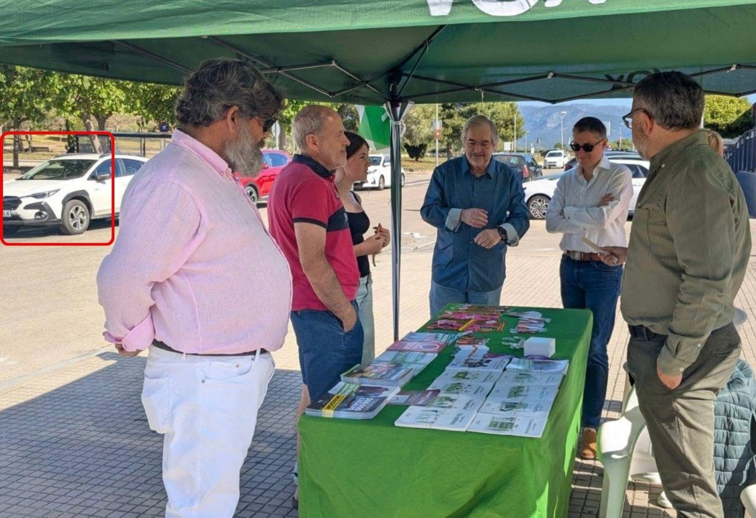 El vicepresidente del Consell utiliza coches oficiales sin rotular para su uso personal
