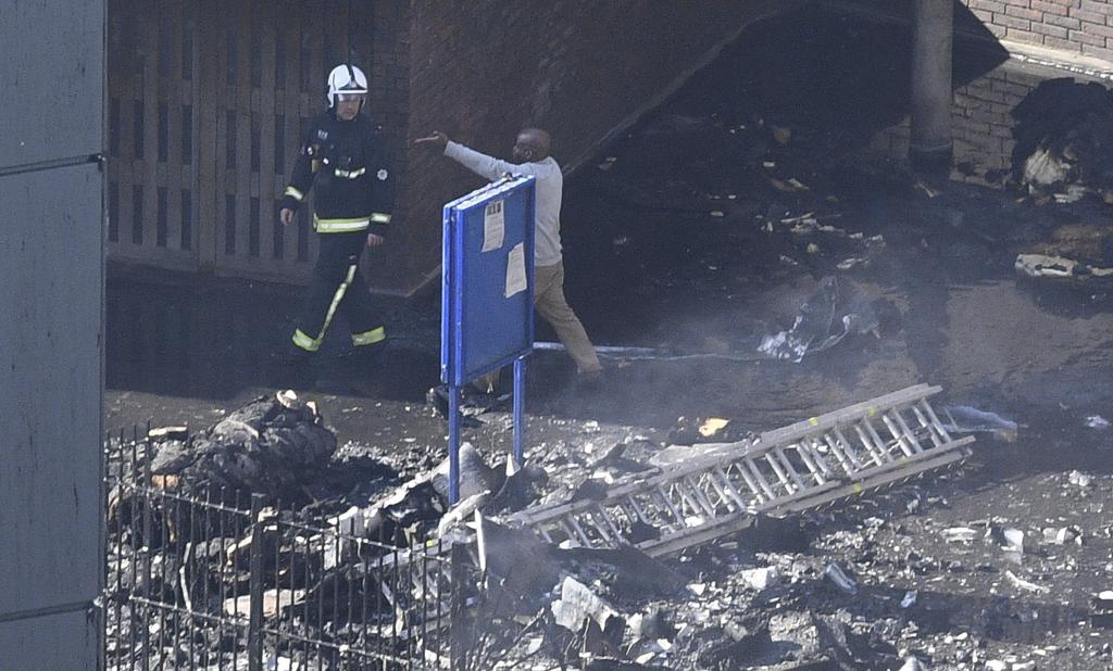Incendio en un edificio de Londres