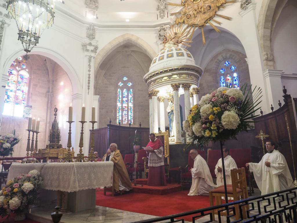Celebración del Corpus Christi en la Catedral de Ibiza.