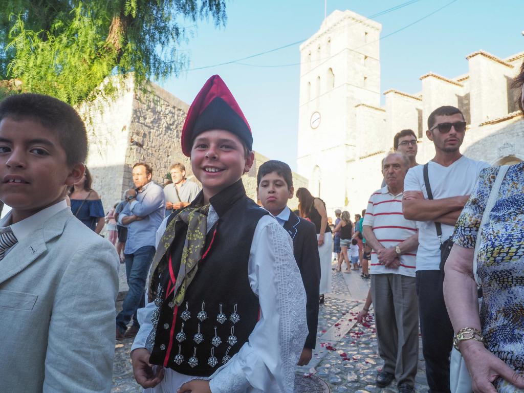 Celebración del Corpus Christi en la Catedral de Ibiza.