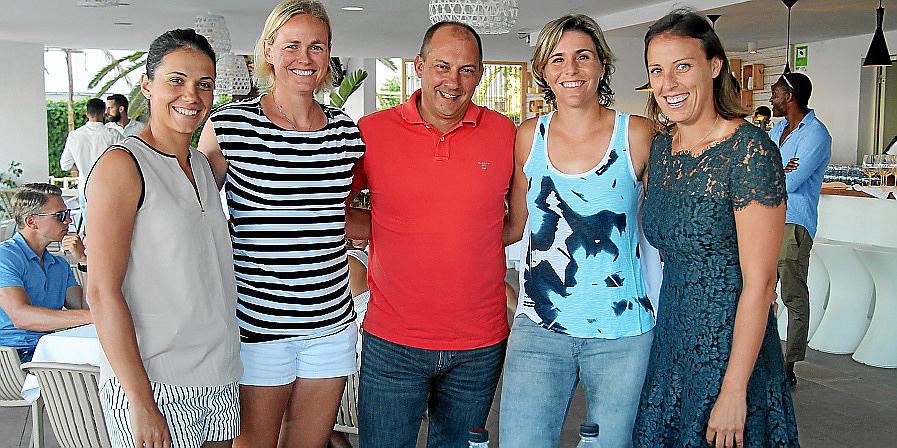 Fiesta organizada para las jugadoras del Mallorca Open de Tenis