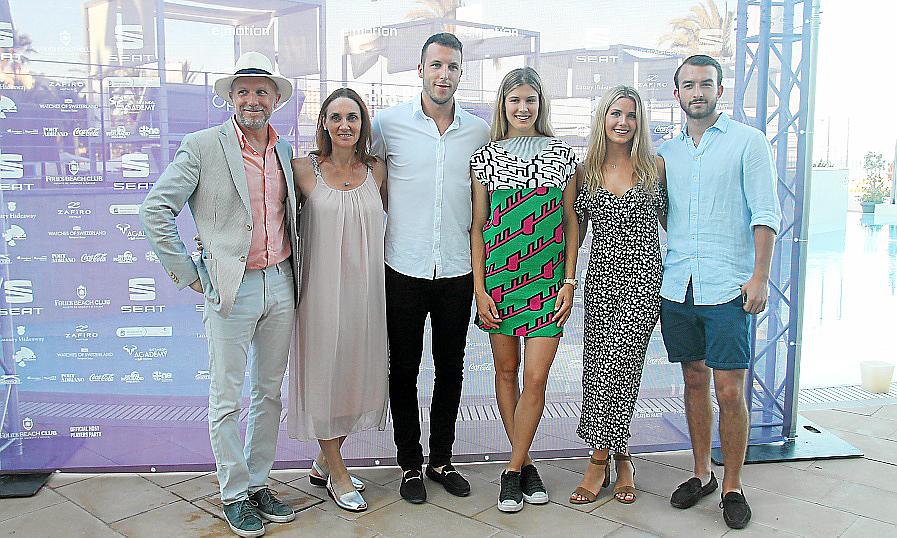 Fiesta organizada para las jugadoras del Mallorca Open de Tenis