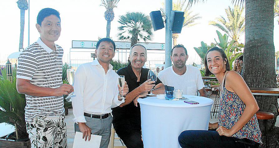 Fiesta organizada para las jugadoras del Mallorca Open de Tenis