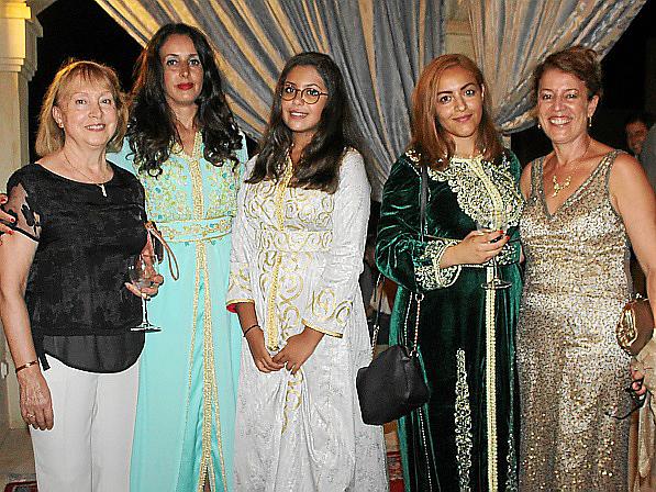 Fiesta en la residencia de la cónsul de Marruecos