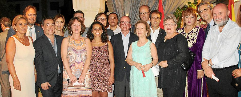 Fiesta en la residencia de la cónsul de Marruecos