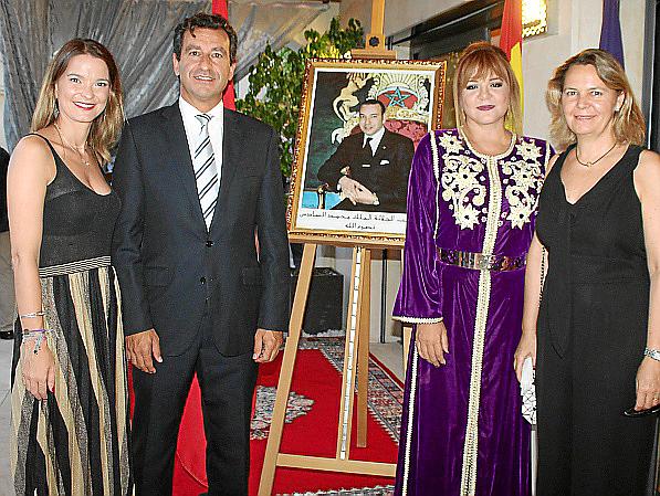 Fiesta en la residencia de la cónsul de Marruecos