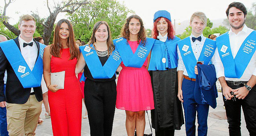 Ceremonia de fin de carrera en la Facultat de Ciències