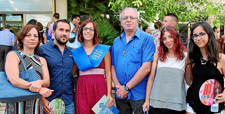 Ceremonia de fin de carrera en la Facultat de Ciències