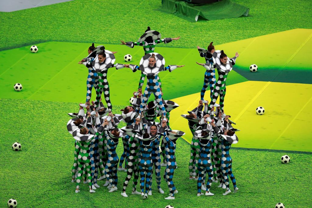 La inauguración del Mundial de Rusia 2018