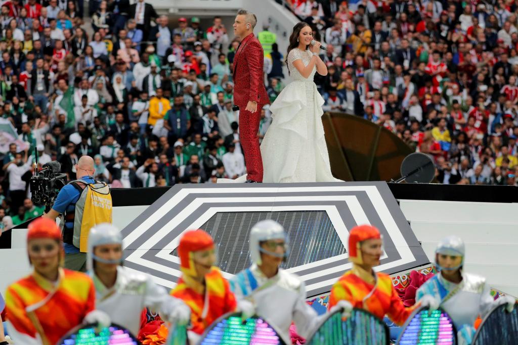 La inauguración del Mundial de Rusia 2018