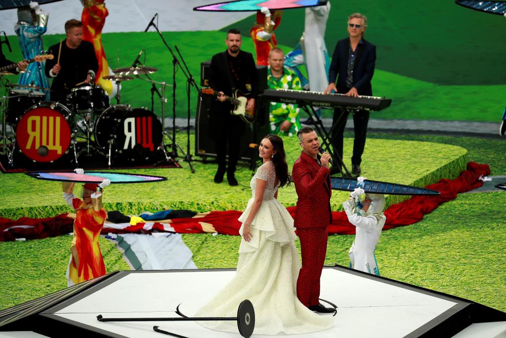 La inauguración del Mundial de Rusia 2018