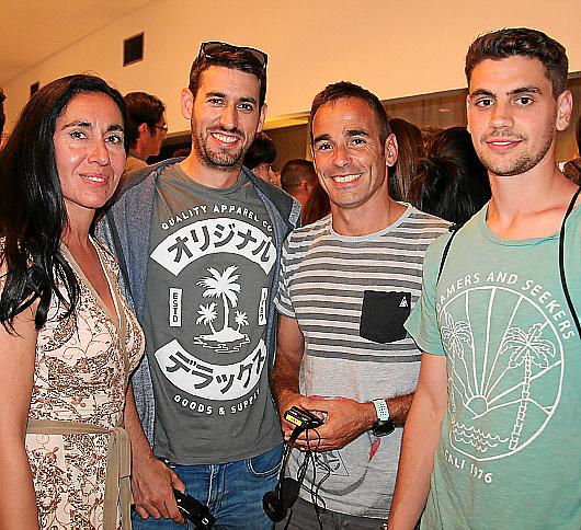 Ana del Valle, Alejandro García, David Abeledo y Toni Parra.