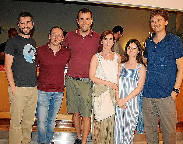 Iker Cortabarria, Gabriel Martínez, Miguel Angel Nieto, Catín Estarellas, Blanca Gómez y David Esteban.