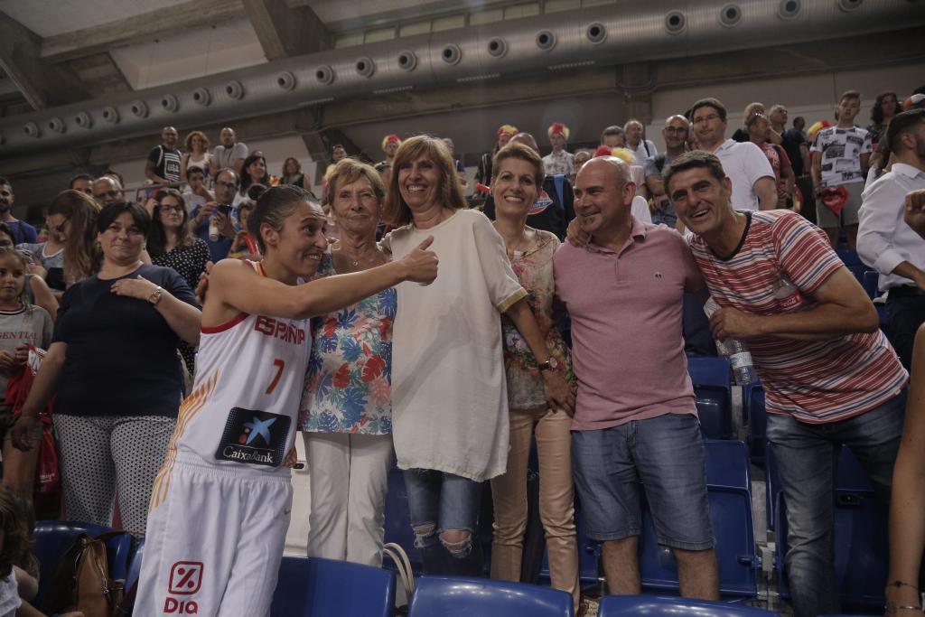 La selección femenina de baloncesto en Palma