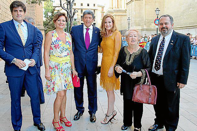 Recepción de los Reyes en La Almudaina