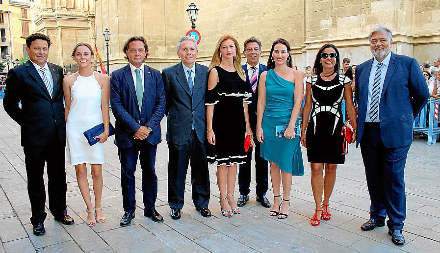 Recepción de los Reyes en La Almudaina