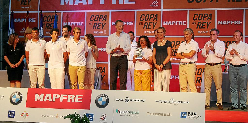 Entrega de trofeos de la Copa del Rey