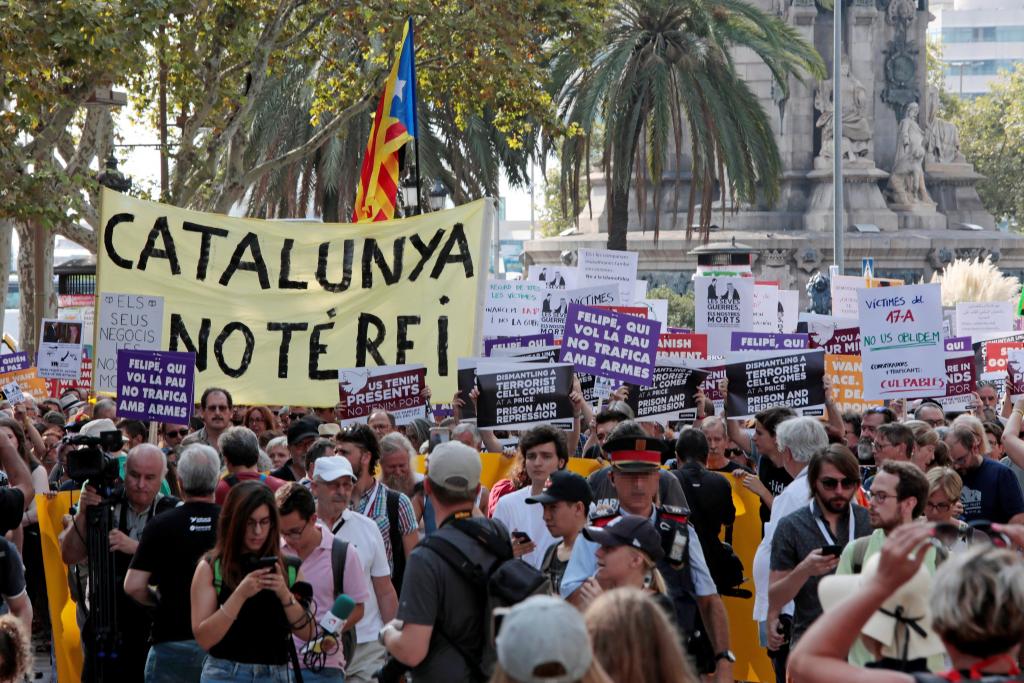 Primer aniversario de los atentados en Cataluña
