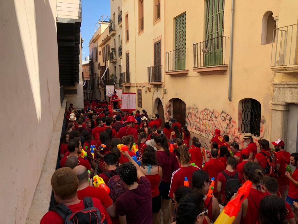 Batalla de agua de Canamunt y Canavall 2018