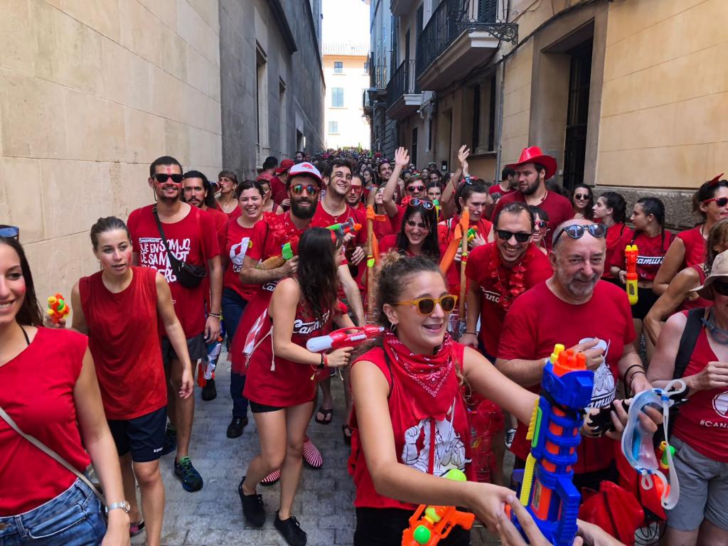Batalla de agua de Canamunt y Canavall 2018