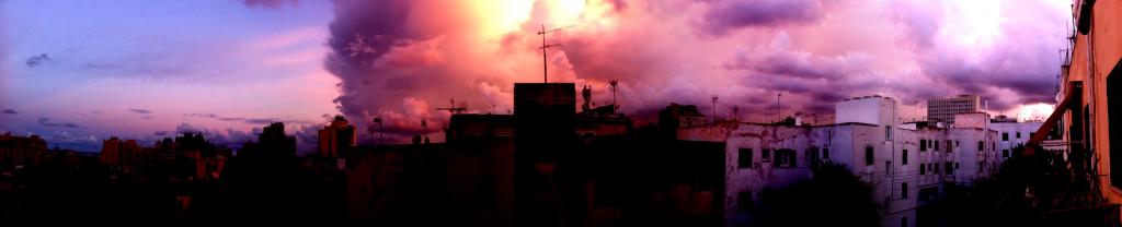 Un cielo navideño