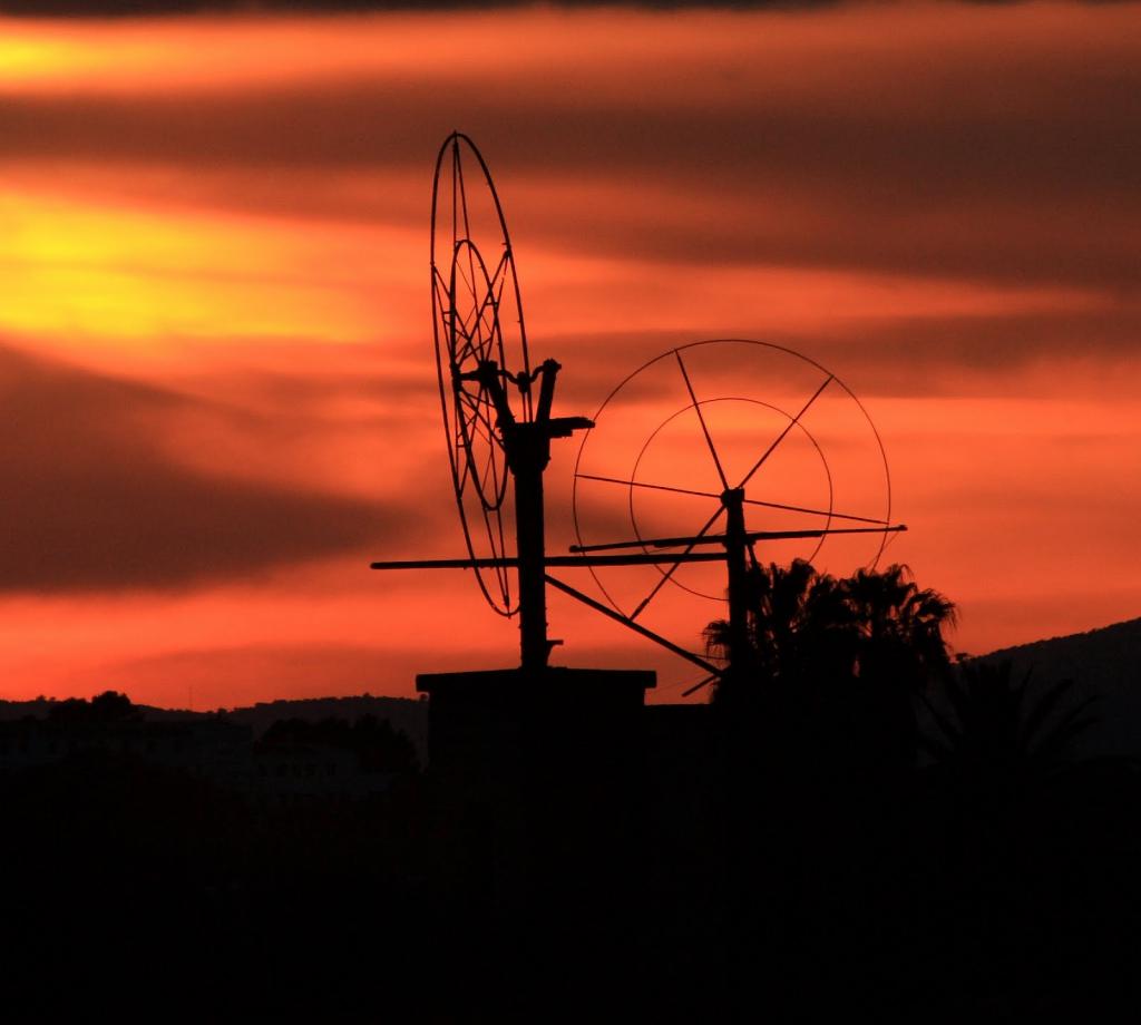 rojo atardecer