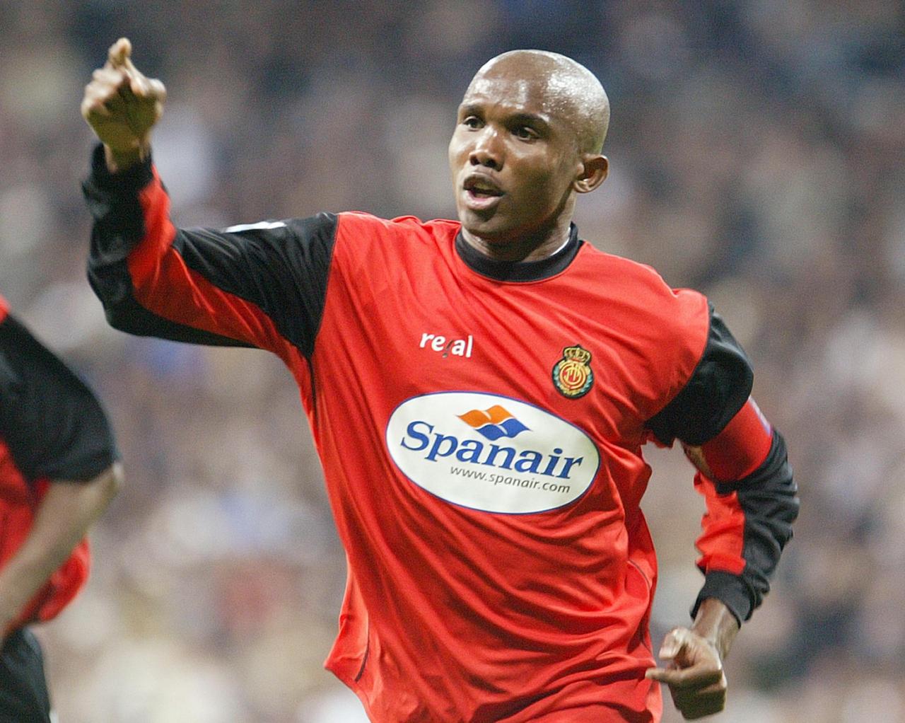 Samuel Etoo le jura amor eterno al Real Mallorca