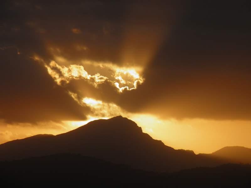 Posta de sol al Galatzó