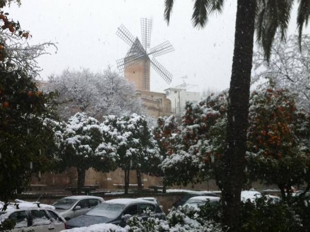 Ola de frío en Mallorca
