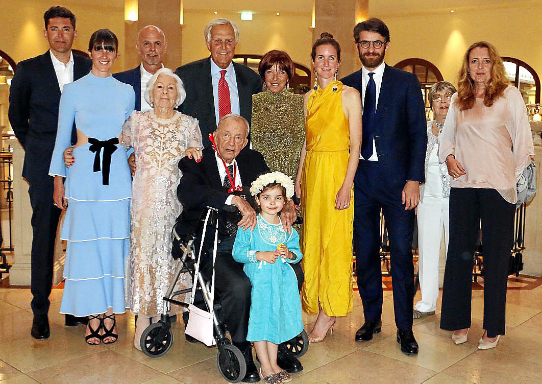 Josef y Elfy Egger celebran sus bodas de platino