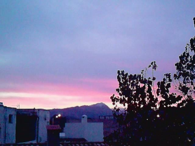 Atardecer...