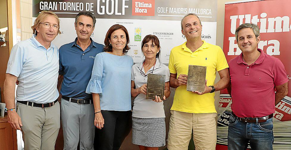 La entrega de premios del torneo Ultima Hora de Golf