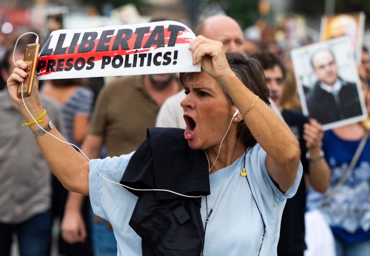 Protestas sentencia del procés