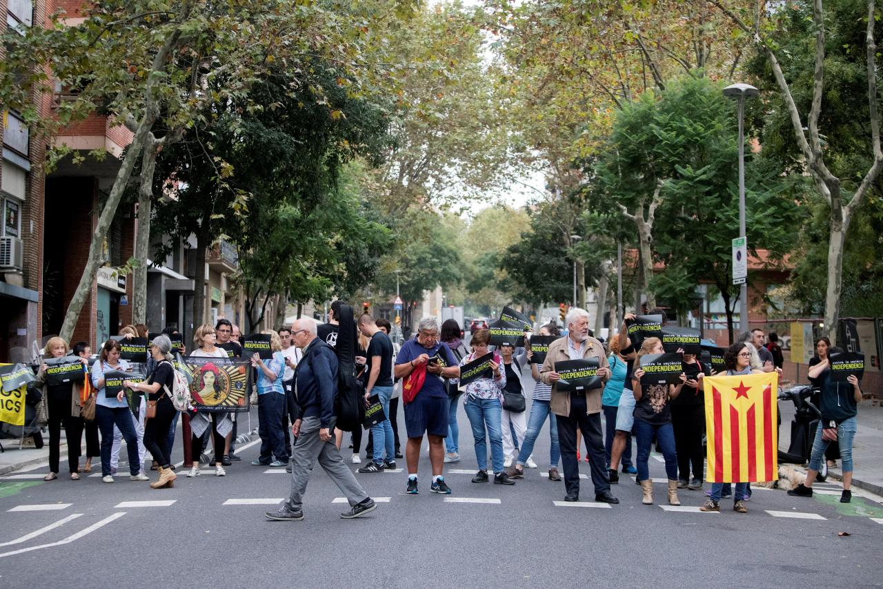 Protesta sentencia del procés