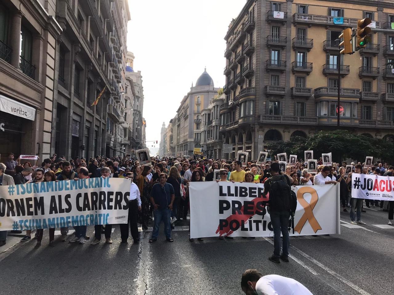 Protestas sentencia del procés