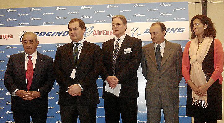 PRESENTACION DEL NUEVO AVION DE AIR EUROPA